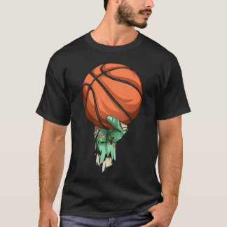 Camiseta Mano de zombie de roca sosteniendo baloncesto Fris