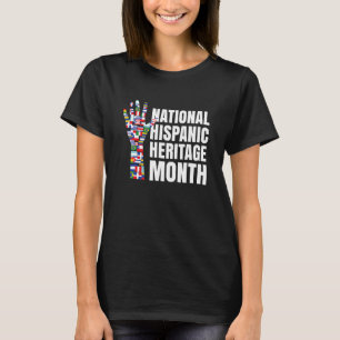Camiseta Mano del Mes del Patrimonio Hispano por las contri