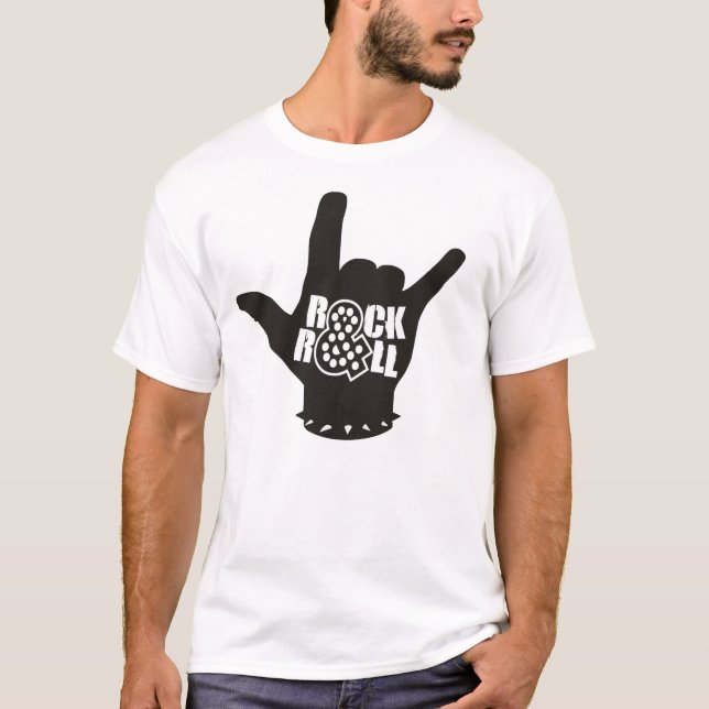 Camiseta Mano del rock-and-roll (Anverso)