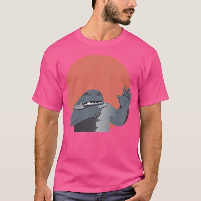Camiseta Mano del tiburón rey (Anverso)