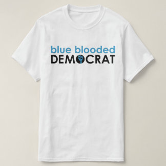 Camiseta mano demócrata de sangre azul