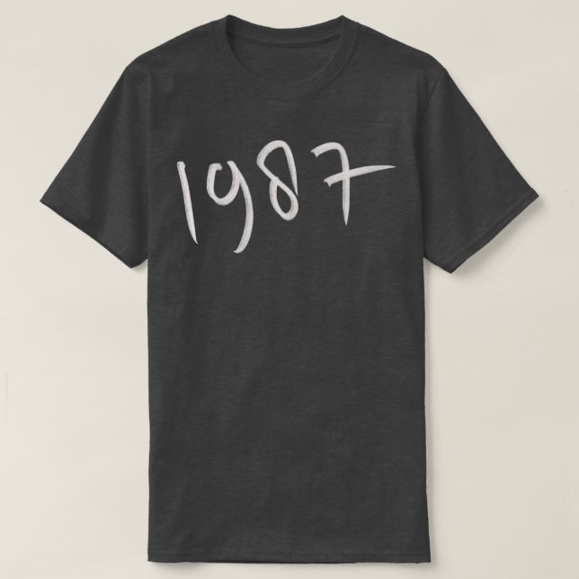 Camiseta Mano dibujada en 1987 (Diseño del anverso)