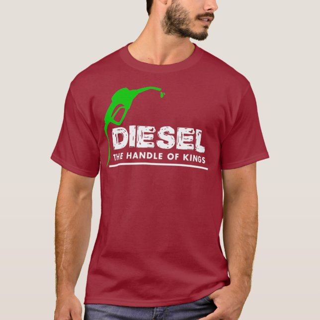 Camiseta Mano diesel de Kings Diesel divertida 4 X4 (Anverso)