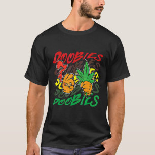 Camiseta Mano fumando marihuana fuma porro