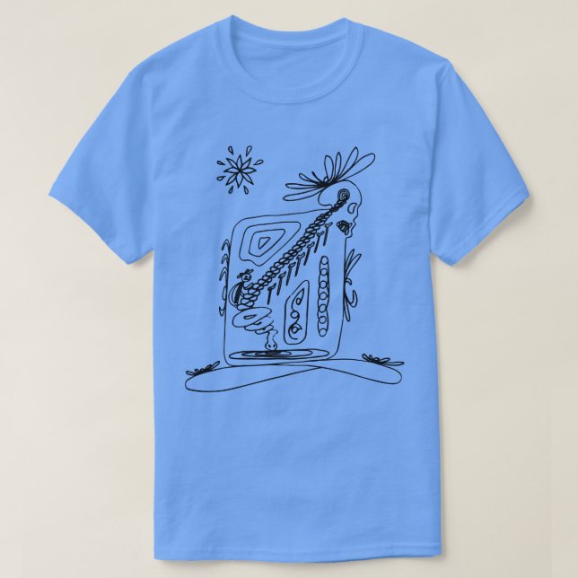 Camiseta Mano libre del cuerpo 70 (Diseño del anverso)