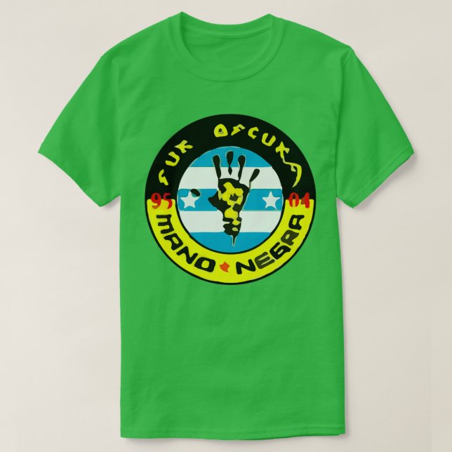 Camiseta Mano Negra 1 (Diseño del anverso)