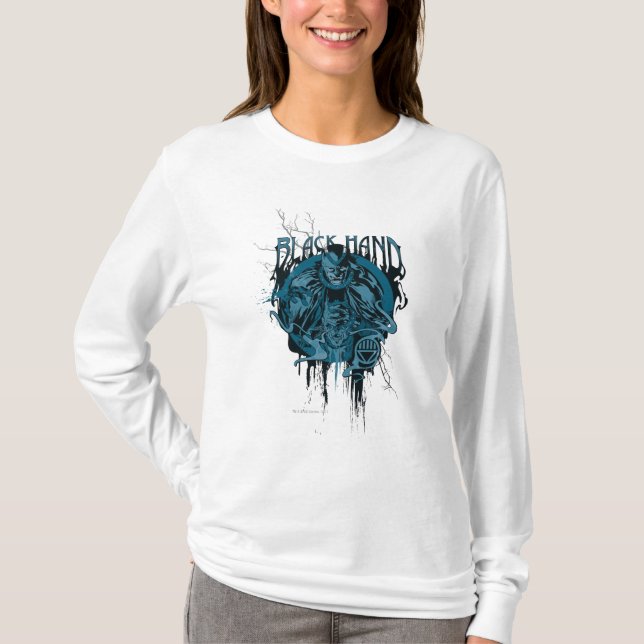 Camiseta Mano negra - Collage gráfico (Anverso)