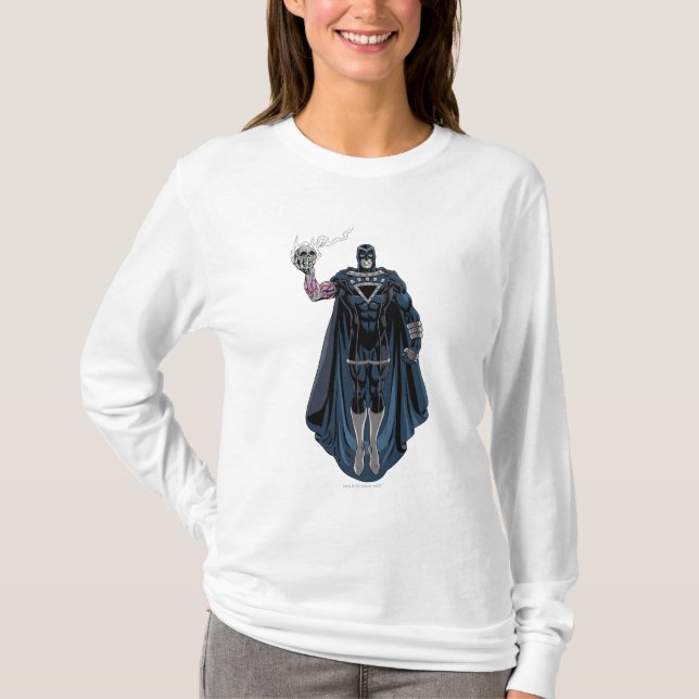 Camiseta Mano negra con cráneo 1 (Anverso)