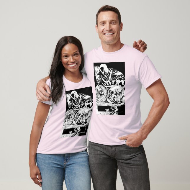 Camiseta Mano negra con panel de cráneo 2 (Unisexo)