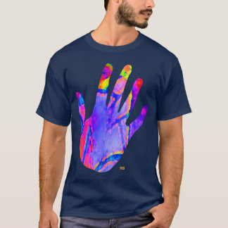 Camiseta Mano neón - Neón hand