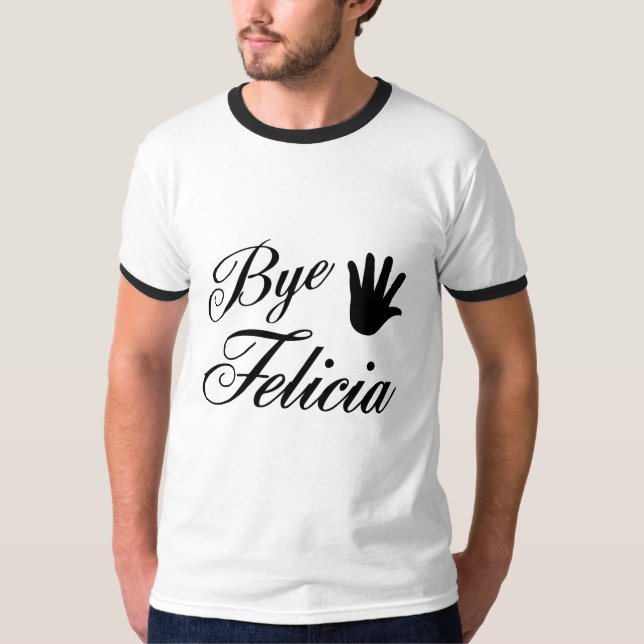 Camiseta Mano que agita de la suposición de Felicia del (Anverso)