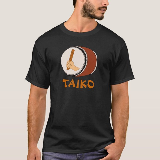 Camiseta Mano que celebra teclear japonés del tambor de (Anverso)