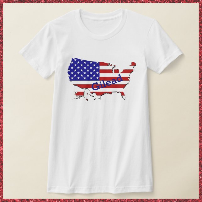 Camiseta Mano roja blanca y azul en Estados Unidos (Subido por el creador)