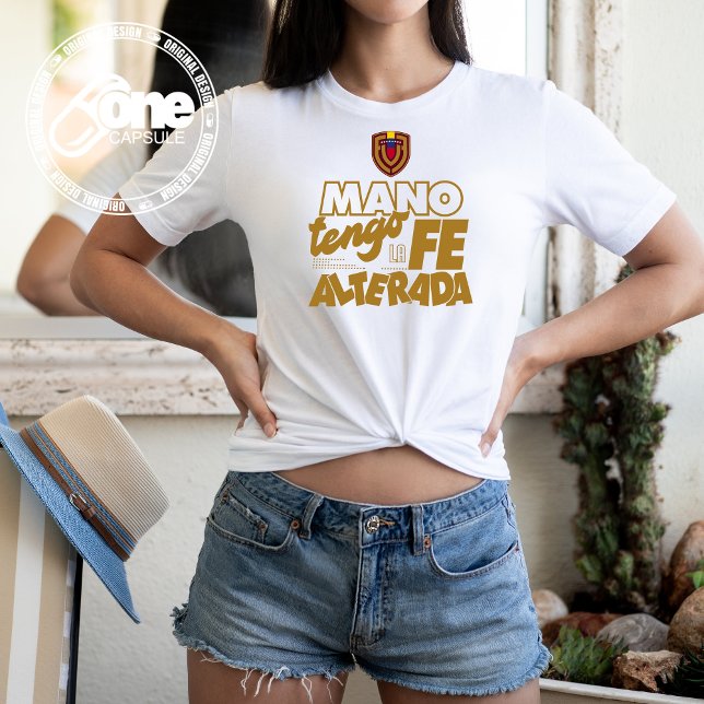 Camiseta Mano Tengo la fe alterada (Subido por el creador)