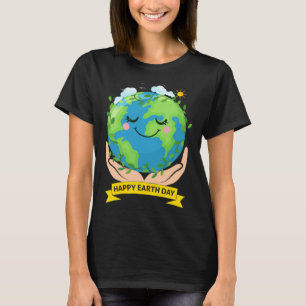 Camiseta Mano Tierra Calentamiento Global Cambio Climático 
