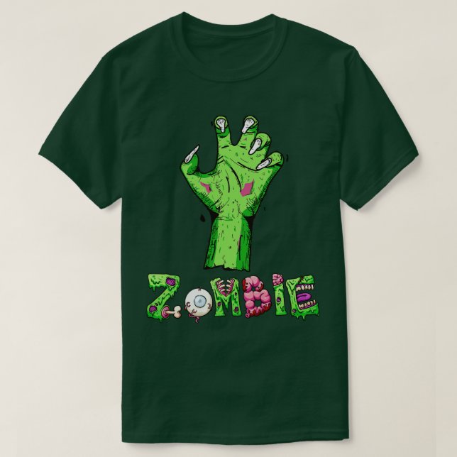 Camiseta Mano Zombie 2 (Diseño del anverso)