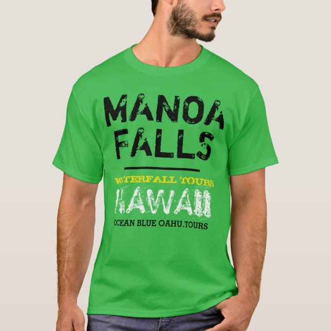 CAMISETA MANOA VALLEY WATERFALLS TOUR (Anverso)