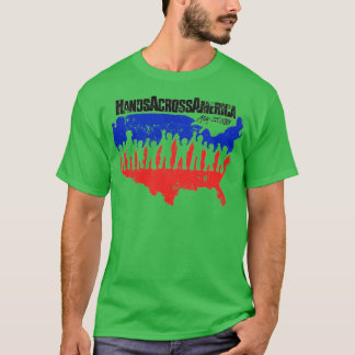 Camiseta Manos a través de Estados Unidos
