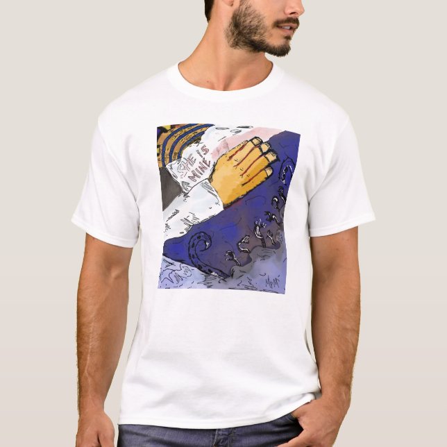 Camiseta Manos alrededor de la iglesia (Anverso)