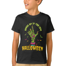 Manos arriba si amas Halloween - mano zombie