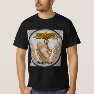 Camiseta Manos cristianas enfermera 
