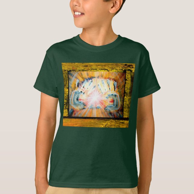 Camiseta Manos curativas (Anverso)