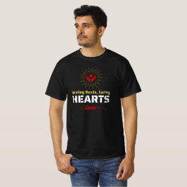 Camiseta Manos curativas, corazones caritativos - Cita Insp