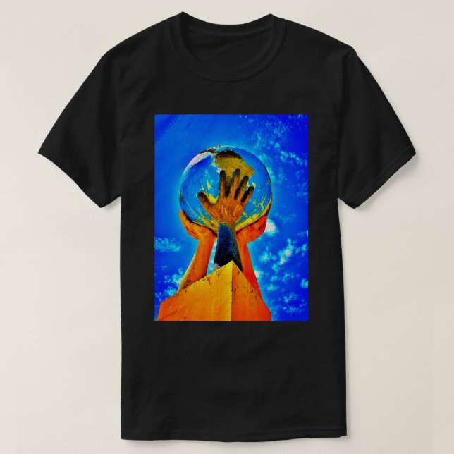 Camiseta Manos de ayuda II (Diseño del anverso)