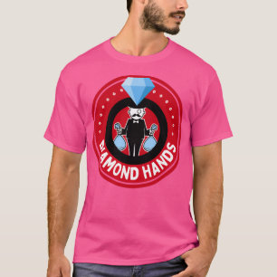 Camiseta Manos de diamante rojas