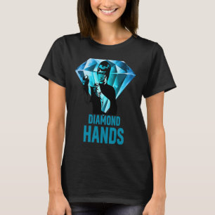 Camiseta Manos de diamante sostienen para siempre BTC DOGEC