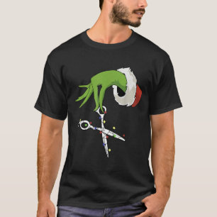 Camiseta Manos de Elfo Divertidas Estilista de Pelo Peluque
