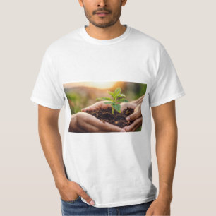 Camiseta "Manos de esperanza: nutriendo a la naturaleza"