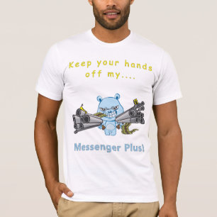 Camiseta ¡Manos de…! (Frente/impresiones traseras)