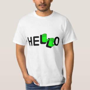 Camiseta Manos de Hola de Neón