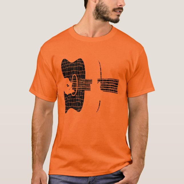 Camiseta Manos de la guitarra de Acustic (Anverso)