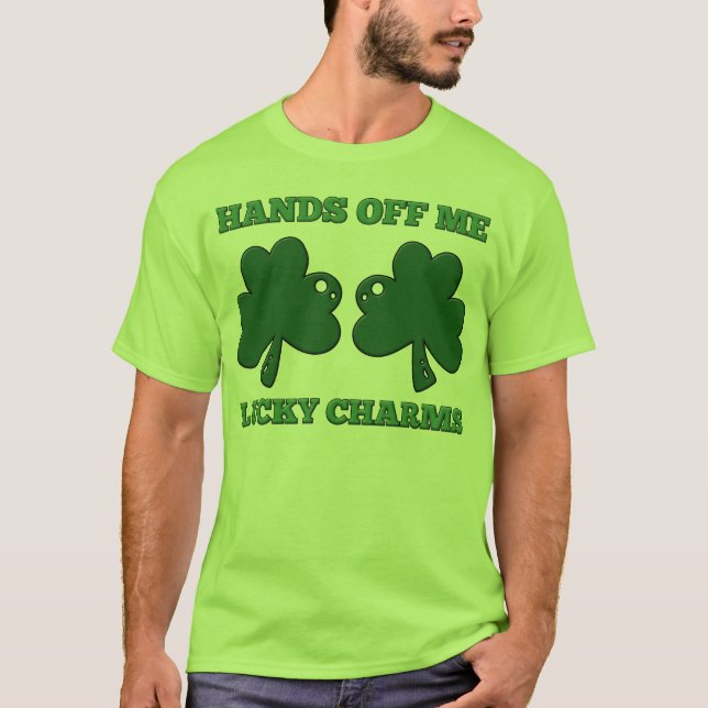 Camiseta Manos de mí encantos afortunados (Anverso)