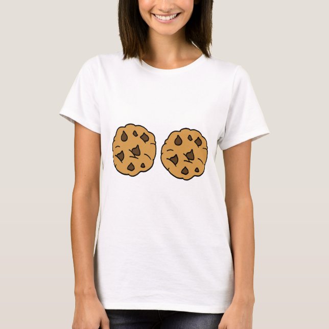 Camiseta ¡Manos de mis galletas! Dos galletas de (Anverso)