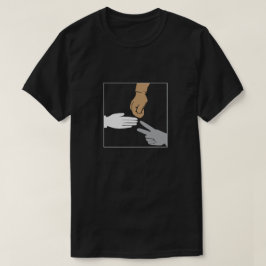 Camiseta Manos de papel de las tijeras de la roca