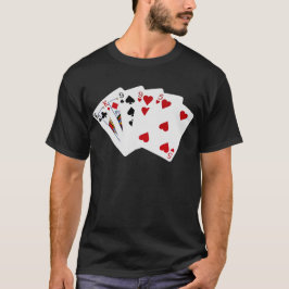 Camiseta Manos de póquer - Dos Par - Rey, Nueve