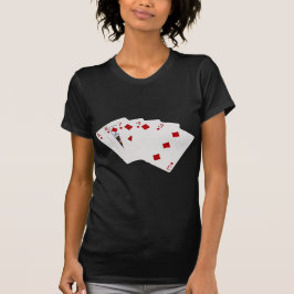 Camiseta Manos de póquer - Flush - Demanda de diamantes