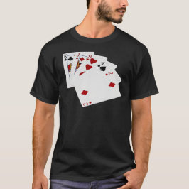 Camiseta Manos de póquer - Tarjeta alta - Rey