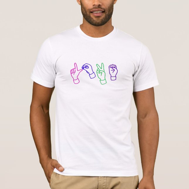 Camiseta Manos del amor (Anverso)