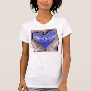 Camiseta Manos del corazón con la bandera del agua de