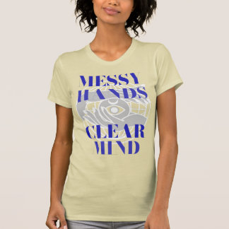 Camiseta Manos Desordenadas Mente Clara Caos de Pasatiempo