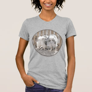 Camiseta Manos en la pintura de la puerta - Arte original d