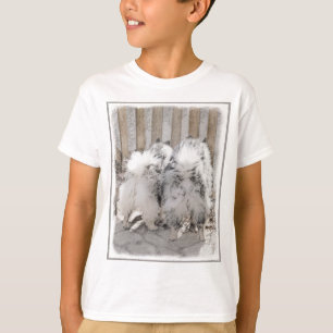 Camiseta Manos en la pintura de la puerta - Arte original d