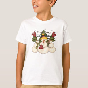 Camiseta Manos frías Calentan el corazón de la sudadera de