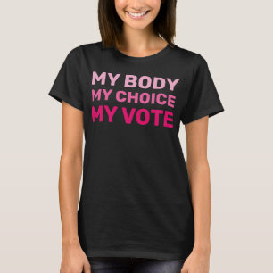 Camiseta Manos fuera de circulación Mi cuerpo Mi elección M