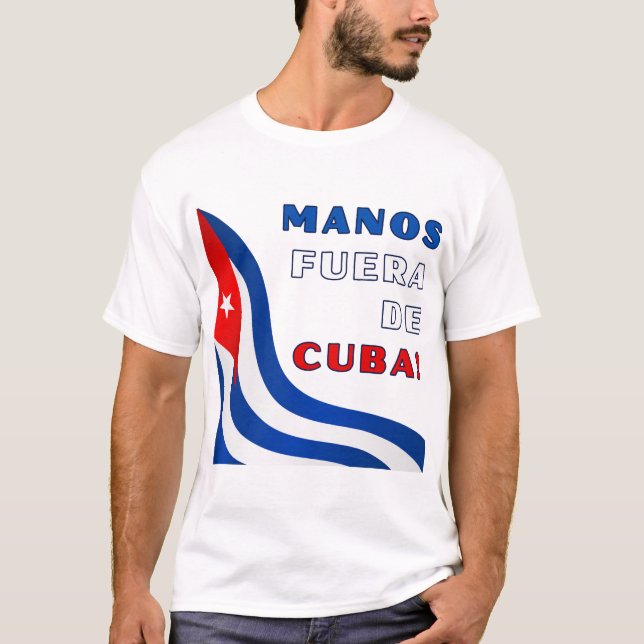 Camiseta Manos Fuera De Cuba (Anverso)