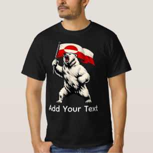 Camiseta Manos Fuera de Groenlandia Bandera Oso Apoya Groen